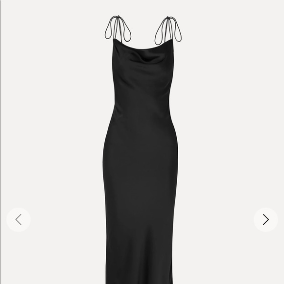 Orseund iris black drawstring dress - Picture 2 of 4